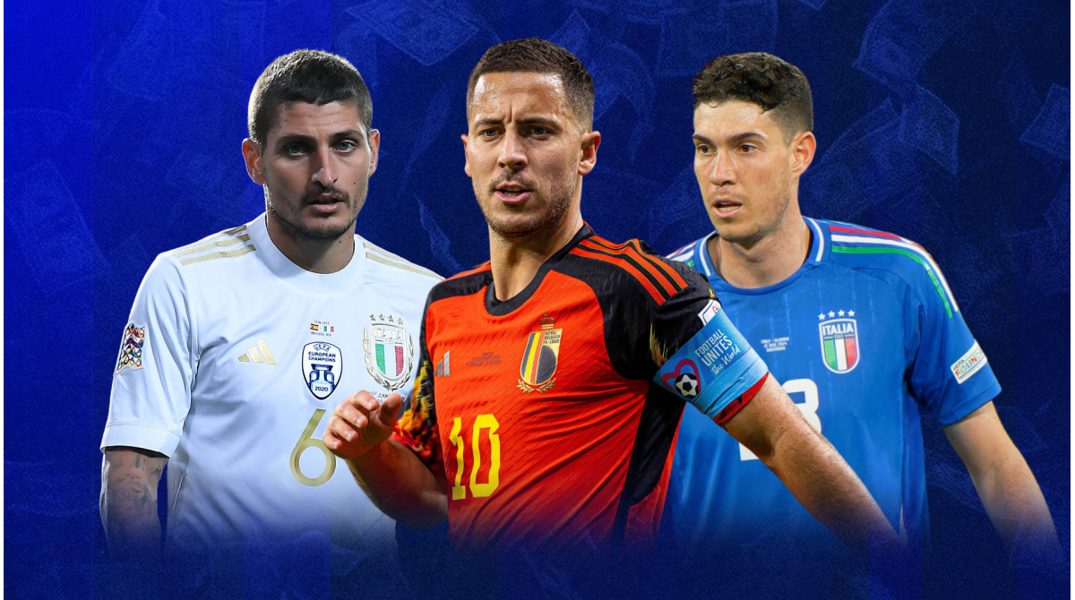 Belgium v Italy – The all-time most valuable XI for players from both nations