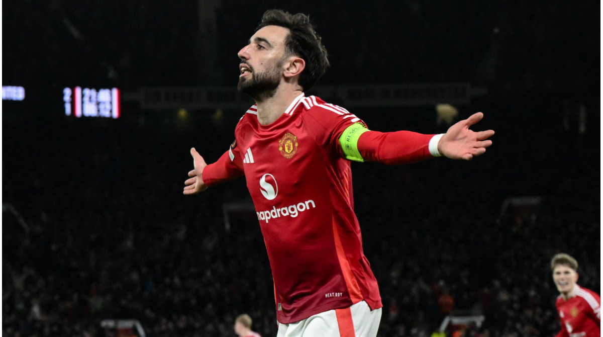 Man United captain Bruno Fernandes makes Europa League history