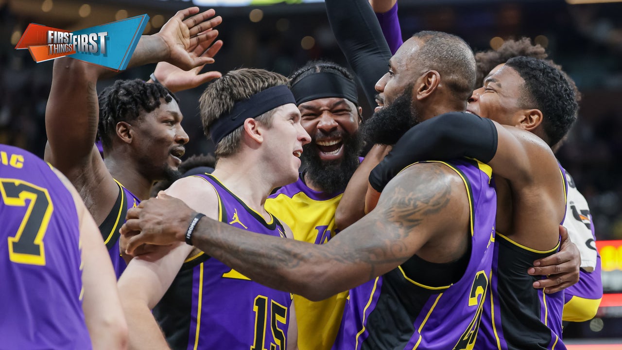 Lakers beat Pacers, How important was this buzzer-beater for LeBron? | First Things First