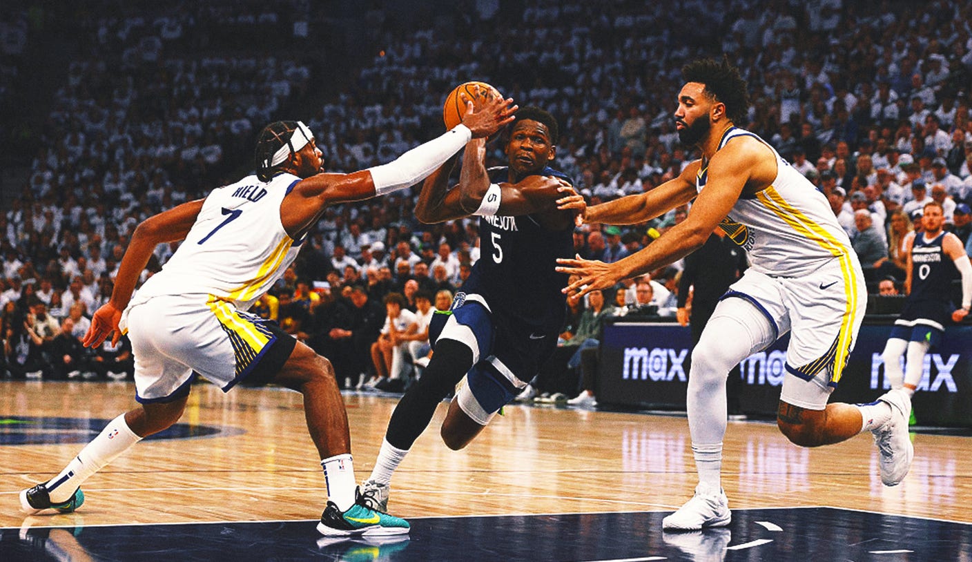 Timberwolves capitalize on Steph Curry’s absence to tie second-round series