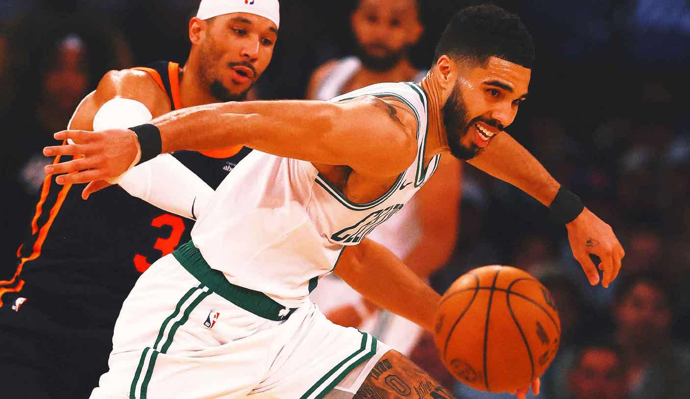 Jayson Tatum exits Celtics’ Game 4 loss unable to place weight on right leg
