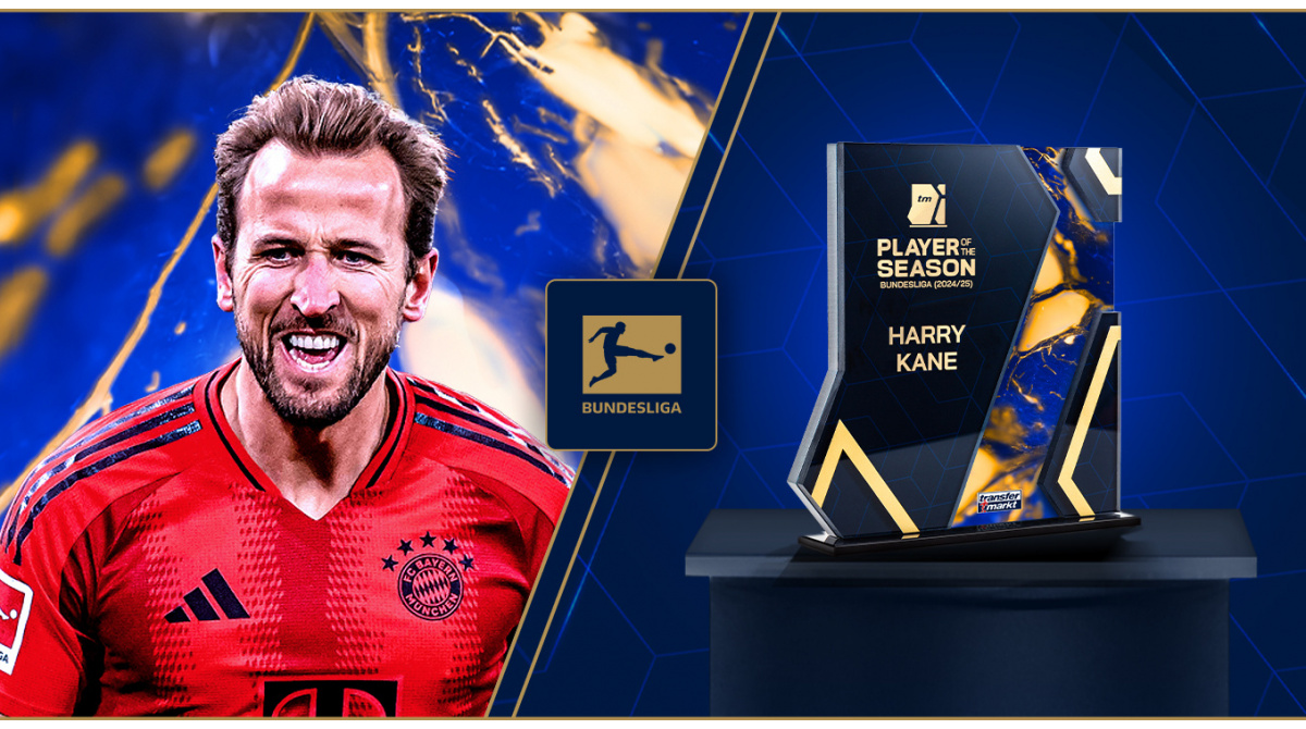 Over 30% of the vote – Transfermarkt users vote Harry Kane as Bundesliga player of the season