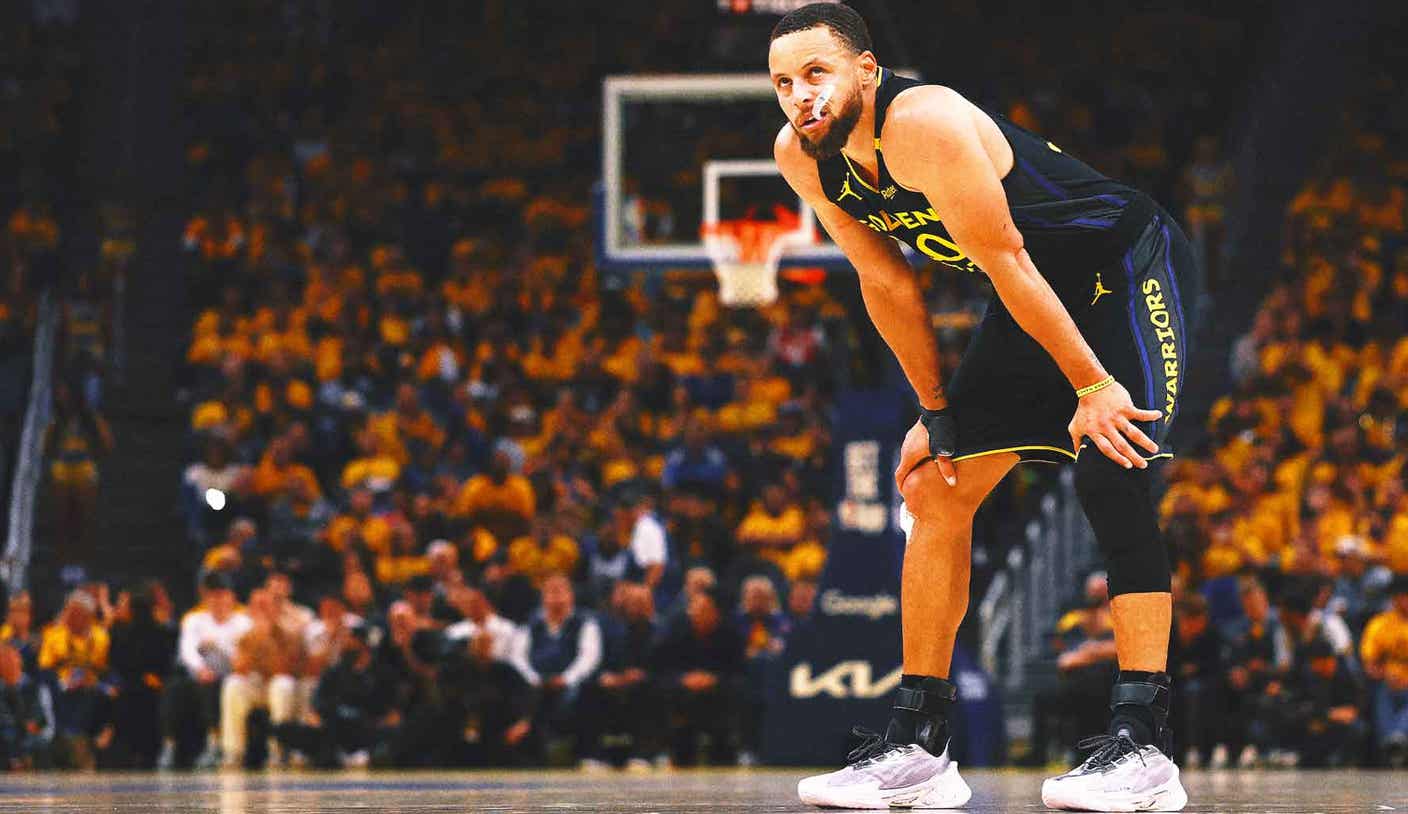 Steph Curry leaves Warriors’ series opener vs. Timberwolves with hamstring injury