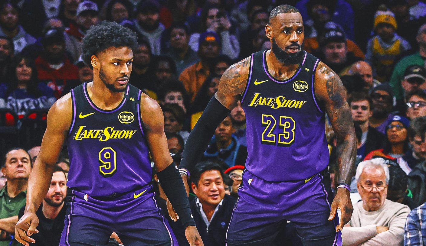 LeBron James Shows Up to Support Son Bronny in Lakers’ NBA Summer League Game