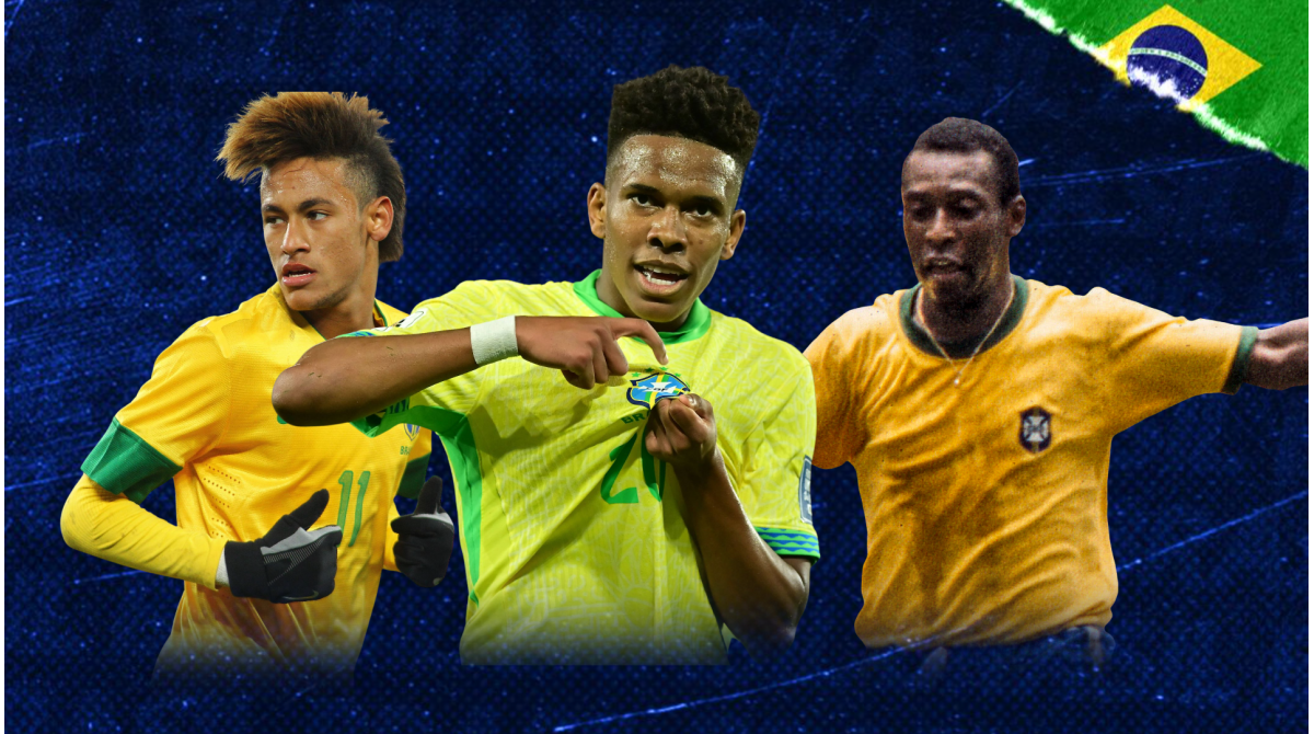 The youngest goalscorers for the Brazilian national team – Estêvão moves into top 10