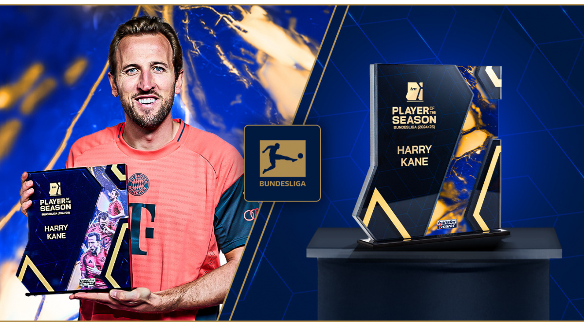 Bayern star Harry Kane wins Transfermarkt award after impressive Bundesliga campaign