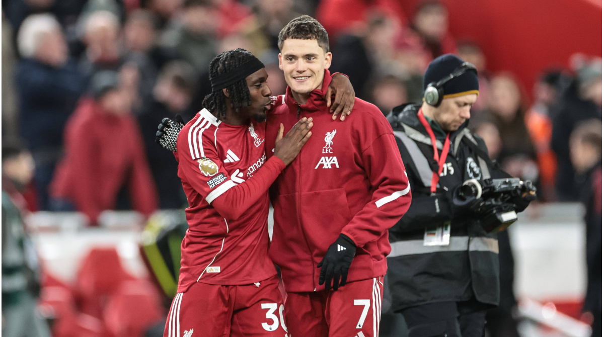 Florian Wirtz scores first Liverpool goal after Arne Slot faith in Wolves win