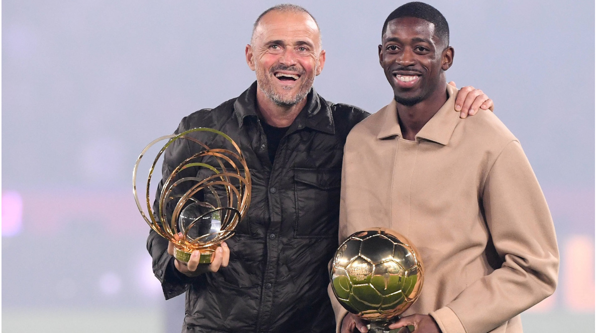 Ousmane Dembélé wins FIFA’s World Footballer Award – Luis Enrique top coach
