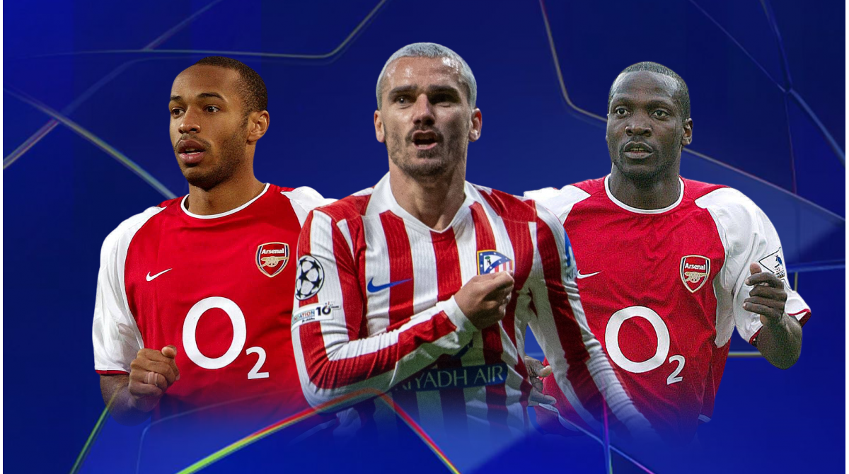 Thierry Henry, Antoine Griezmann & Co. – All-time most Champions League games Atlético Madrid x Arsenal