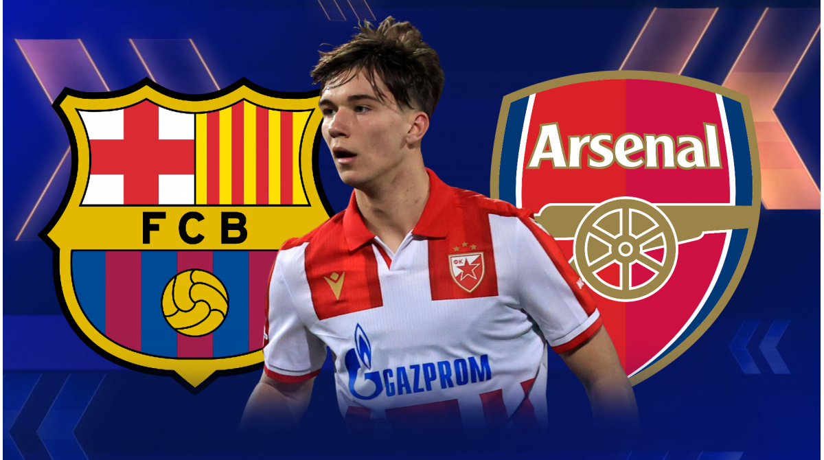 Who is Arsenal teenage target & Red Star Belgrade midfielder Vasilije Kostov?